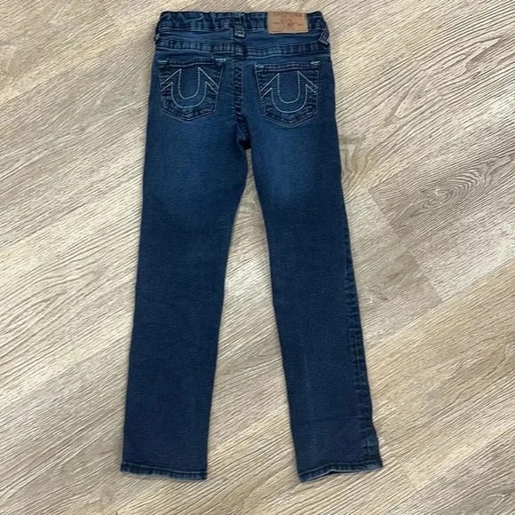 True Religion Geno Skinny Jeans Girls Size‎ 8 Relaxed Slim Fit Distressed - Picture 7 of 14